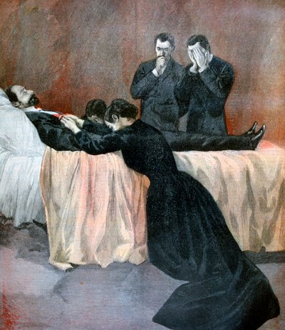 Marie François Sadi Carnot, præsident for Den Tredje Franske Republiks død, 1894 af Unbekannt