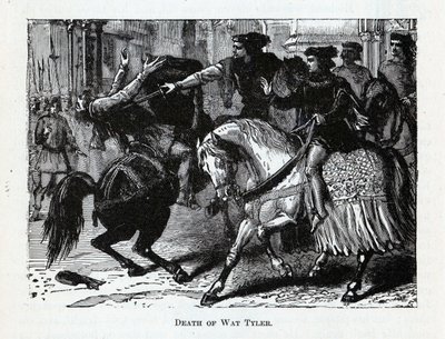 Wat Tylers død, 1882 af Unbekannt