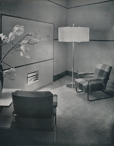 Debatstudie på Broadcasting House, London, 1933 af Unbekannt
