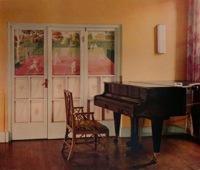 Udsmykning af Eric Ravilious i Sir Geoffrey Frys lejlighed, Portman Square, London, 1933 af Unbekannt