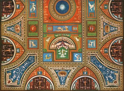 Udsmykning i Borgia Apartments, Apostolic Palace, Vatikanet, Rom, Italien, 1928. af Unbekannt