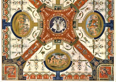 Udsmykning i Villa Madama, Rom, Italien, 1928. af Unbekannt