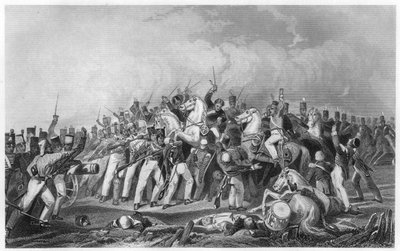 Sealkote-mytteriernes nederlag af general Nicholsons kolonne, 1857, c1860 af Unbekannt