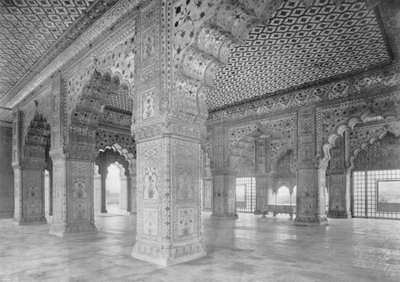 Delhi. Dewan-i-Khas, c1910. af Unbekannt