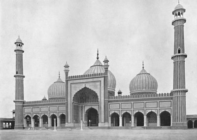 Delhi. The Jumma Musjid, c1910. af Unbekannt
