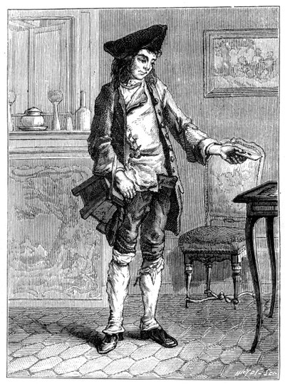 Leverer et brev, 1800-tallet af Unbekannt
