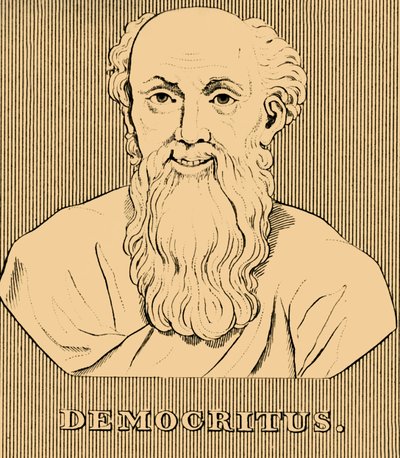 Demokrit, c460-370 f.Kr., 1830 af Unbekannt