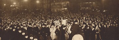 Demonstration i Whitehall, 10. december 1936, 1937 af Unbekannt
