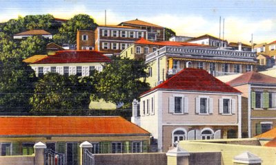 Denmark Hill, Charlotte Amalie, Saint Thomas, Virgin Islands, c1900-tallet af Unbekannt