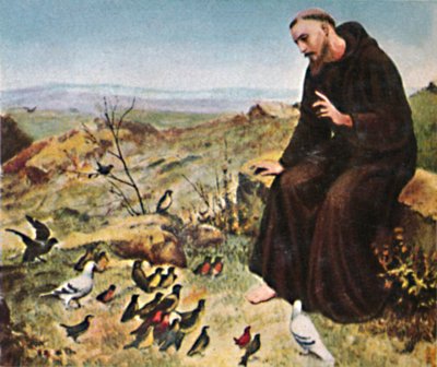 Sankt Frans af Assisi 1182-1226, 1934. af Unbekannt