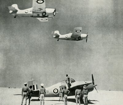 Desert Squadron - fly fra Fleet Air Arm under Anden Verdenskrig, c1943. af Unbekannt