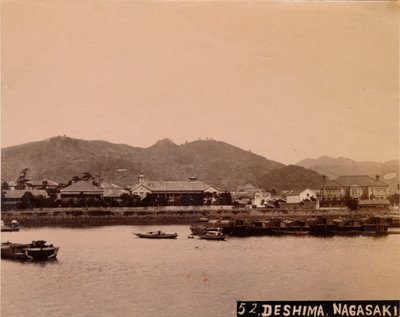 Deshima, Nagasaki, ca. 1890-1900 af Unbekannt