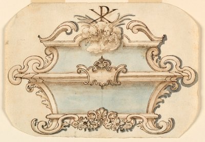 Design til en relikvie af Unbekannt