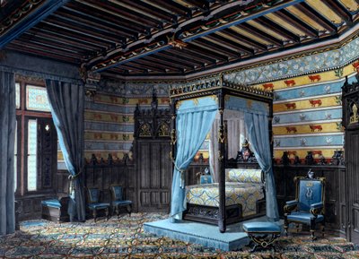 Design til et interiør, 1868 af Unbekannt