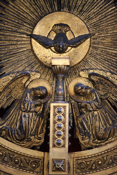 Detalje af Skt. Stephens bulgarske kirke iconostasis Istanbul Turquie af Unbekannt