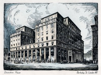Devonshire House, Berkeley Street, London, c1910-1929 af Unbekannt
