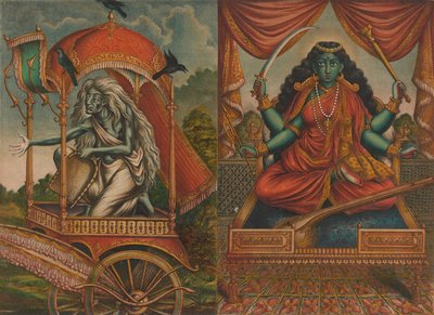 Dhumavati Matangi, 1885-90. af Unbekannt