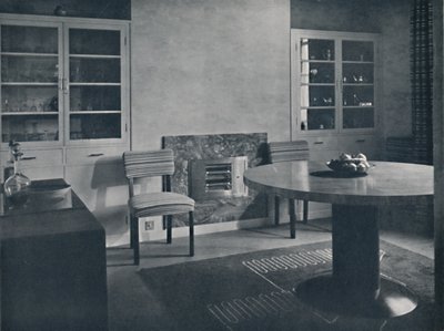 Spisestue til et hus i Highgate Village, London, 1936 af Unbekannt