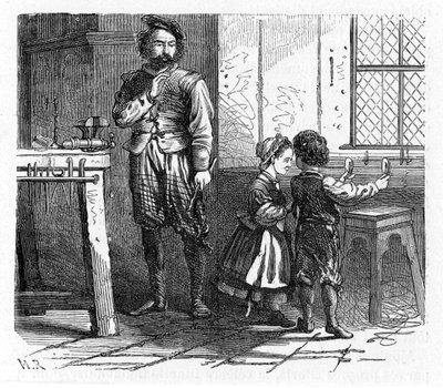 Opdagelse af princippet om teleskopet, 1600-tallet 1863 af Unbekannt