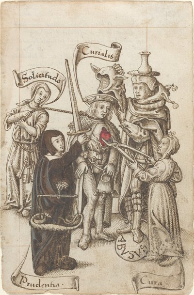 Spis ikke dit hjerte ud [fol. 22 recto], ca. 15121515. af Unbekannt
