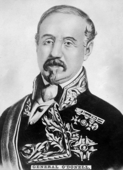 Don Leopoldo ODonnell y Jorris 1809-1867, spansk general og statsmand, c1910 af Unbekannt