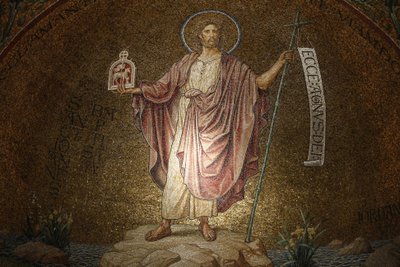 Dormition kloster, Johannes Døberens mosaik, Jerusalem, Israel af Unbekannt