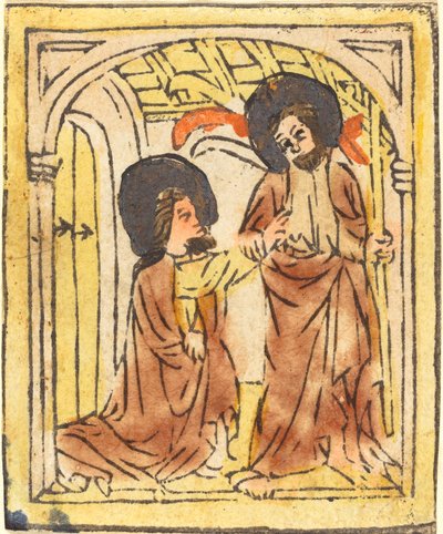 Tvivler Thomas, ca. 1460. af Unbekannt
