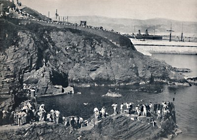 Douglas - Badestedet ved Port Skillion, 1895 af Unbekannt