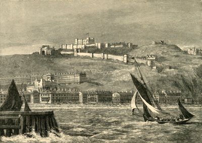 Dover, fra havet, 1898. af Unbekannt