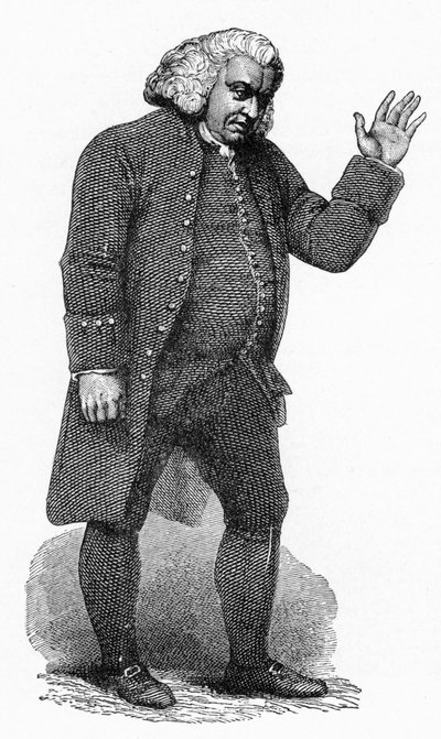 Dr. Johnson, engelsk mand af bogstaver, c1780 af Unbekannt