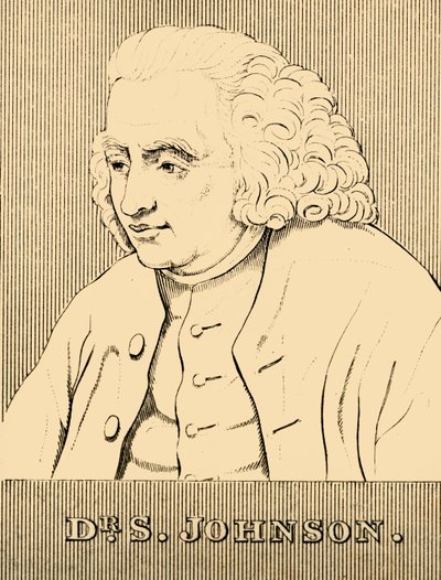 Dr. S. Johnson, 1709-1784, 1830. af Unbekannt