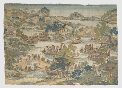 Dragebådsfestivalforestilling, 1700-1900-tallet. af Unbekannt