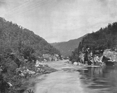 Dragon Gorge, New River, West Virginia, USA, c1900. af Unbekannt