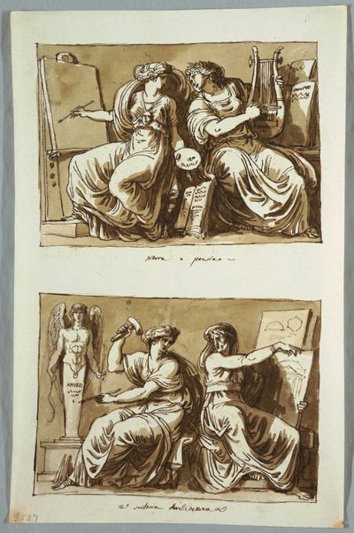 Tegning (Italien) af Unbekannt