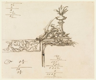 Tegning, Monument over Franz I, Empe af Unbekannt