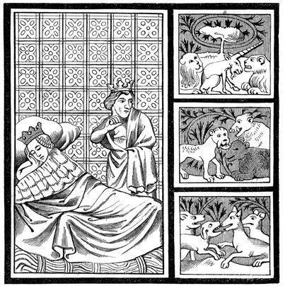 Dream of Childéric, 1849 af Unbekannt