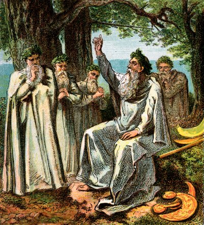 Druider, eller britiske præster, c1850 af Unbekannt