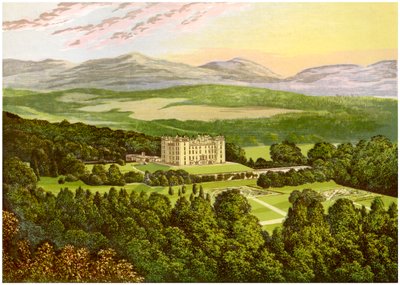 Drumlanrig Castle, Dumfriesshire, Skotland, hjemsted for hertugen af Buccleuch, c1880 af Unbekannt