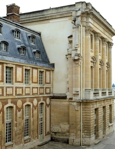 Dufour House set fra syd, Chateau de Versailles, Frankrig af Unbekannt