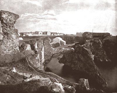 Dunbar Castle, East Lothian, Skotland, 1894. af Unbekannt