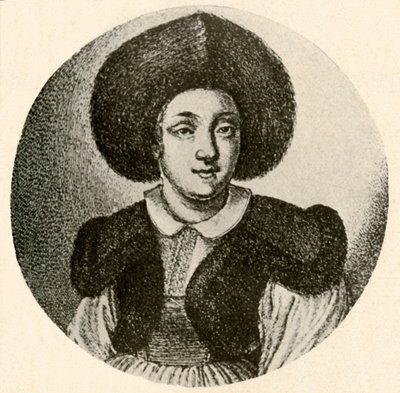 Hollandsk pige i pelshue og pelsstrikket jakke, 1641, 1937. af Unbekannt