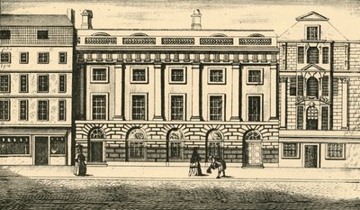 East India House, c1730-1800, 1925. af Unbekannt