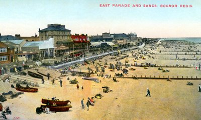 East Parade and Sands, Bognor Regis, West Sussex, 1950 af Unbekannt