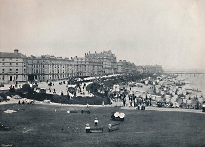 Eastbourne - Generel udsigt fra Wish Tower, 1895 af Unbekannt
