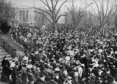 Rulning af påskeæg, Det Hvide Hus, Washington DC, USA, 1908 af Unbekannt