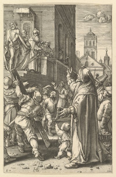 Ecce Homo, fra The Passion of Christ, ca. 1598-1617. af Unbekannt