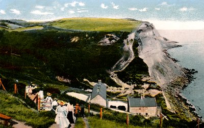 Ecclesbourne Cliff, Hastings, East Sussex, frühes 20. Jahrhundert von Unbekannt