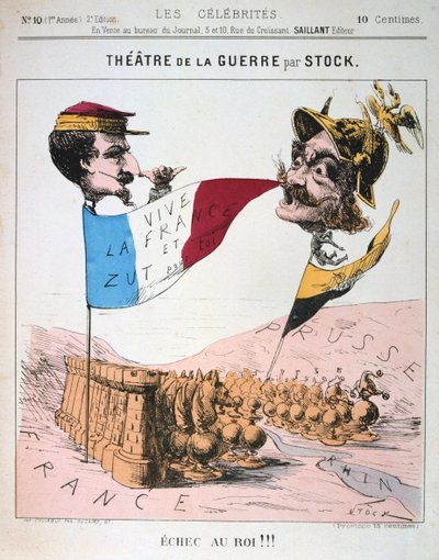 Check au Roi, fransk-preussisk krig, 1870-1871. af Unbekannt