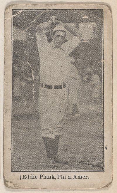 Eddie Plank, Philadelphia, American League, fra baseballspillersættet W500, ca. 1915. af Unbekannt