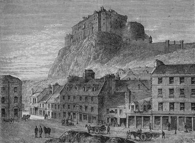 Edinburgh Castle, c1880 af Unbekannt